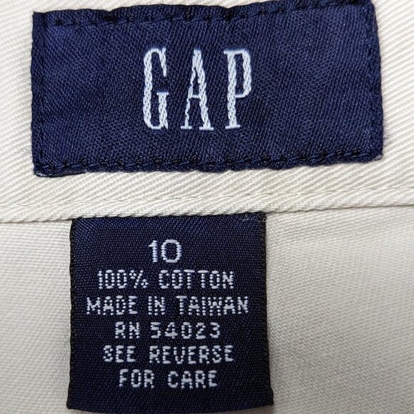 GAP A-line Cotton Denim Mini Skirt Tan Size 10 - Picture 2 of 12